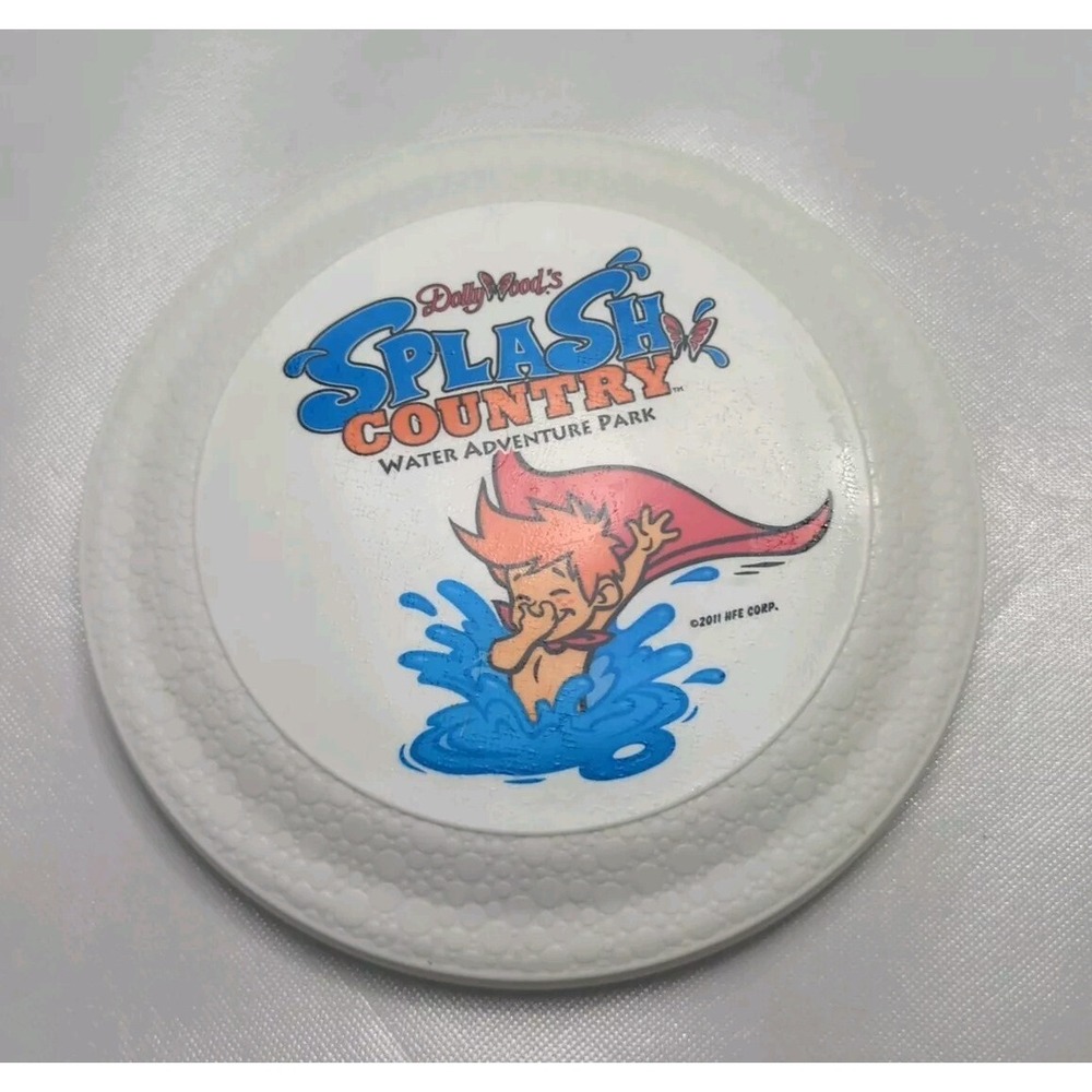 Dollywood Splash Country Frisbee Toy 2011 Rare USA Made Outdoors Collectible
